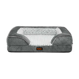 Pawz Orthopedic Memory Foam Pet Bed Dog Washable Mat PT1289-L-GY_NZ