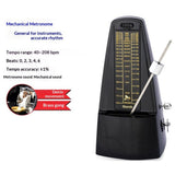 metronome - Classic Mechanical Wind-Up Design with Bell for Piano, Guitar, Violin & All Instruments V1192-AZ-W-3352