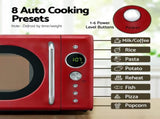 Devanti 20L Microwave Oven 700W Red MIO-EF20L-RD