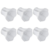 6Pcs European Modern Chandelier Fabric Lampshade Wall Lamp Cover Light Fittings White V1294-YM0901-3119200094111