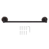 Copper Towel Bar European Style Bathroom Single Bar Towel Rack Bathroom Hanging Rack Black V1294-YM0901-3112230064011