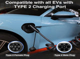 Electronic Vehicle Charging Cable 2.5M Type 2 V1031-CT-T2EVT2-266