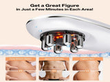 Body Sculpting Machine with Red Light Therapy for Face & Body, Cupping Therapy, Electric Cellulite V1107-110-39652-WHT-14CM