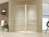 Semi Frameless Shower Screen x 195cm Side AS/NZS Glass V63-828641