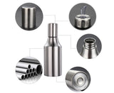 500ML 750ML 1000ML Stainless Steel Oil Vinegar Bottle Container Sauce Dispenser-Silver 750ML V1263-JX-291