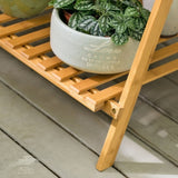 GOMINIMO Bamboo Plant Stand 3 Tier Light Brown V227-3720402116270