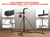 2 in 1 Punching Bag Stand, Steel Heavy Duty Workout Equipment, Adjustable Height Boxing Punching Bag V952-SDZJSDJQJDJ6OB7RL001V0
