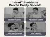 3-in-1 Heated Head Eye and Neck Massager with 360&deg Wrap Design, Adjustable Corded Controller and V1341-ZY-EP7EY8BP-BEIGE