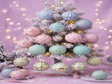 12-Piece Dopamine Christmas Ball Gift Set 8cm polystyrene, shatterproof and durable, V1232-DBAZSQ-SD-001