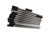 Paint Roller Extension Pole Stainless Steel 13.1FT 10 Segmented Detachable Pole with Tapered Adapter V1294-YM0901-3114250072311