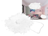 E27 Modern Feather Ceiling Light Pendant Lamp Shade Chandelier Home Bedroom Decor 110-240V V1294-YM0901-3119200163613