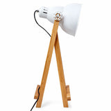 61cm Bamboo Easel Table Lamp Modern Scandi Designer Desk Light Bedroom Office V563-75136