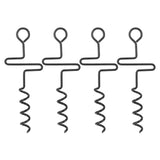 4PCS Spiral Tent Tacks Iron Stable Spiral Type Heavy Duty Spiral Tent Stake for Tent Trampolines V1294-YM0703-3111230089811