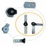2 X Furniture Adjustable Angle Hinge Self-Reset Function Heavy Duty Hinge Angle Adjustment Fit V1188-MS-227-1732
