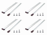 4X Metal Drawer Slide for Various Dressers and Nightstands, Drawer Track and Rail Kit with Metal V1370-AZ4-10017
