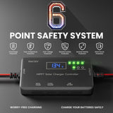 MPPT Solar Charge Controller 12V 10A, Solar Panel Charge Controller with Type-C and USB Output for , V1370-AZ4-10467