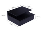 Levede 2x Bedside Tables Side Table Black FU6002-BK