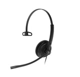 Yealink YHS34 Lite Mono Wired Headset with QD to RJ Port, Wideband Noise-Canceling Headset, Monaural V1202-V2-IPY-YHS34LITE-M