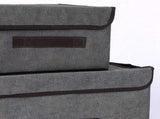 4 Pcs Non Woven Storage Box Case Dustproof Collapsible Two Large and Two Small for Household Home V1294-YM0512-3117220250913