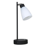 Industrial Table Light Beside Lamp 1 Type C & 1 USB Charging Port Stepless Dimmable Brightness V1294-YM0901-L5528US-1