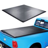 Truck Bed Cover, Roll Up Truck Bed Tonneau Cover, Compatible with 2002-2018 Dodge Ram 1500, V952-JQSKCHBXGJQSYTYBSV0