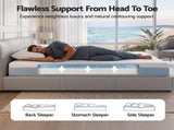 Giselle 22cm Cooling Gel Memory Foam Mattress Single Medium Firm FOAM-C-MFM-H022-S
