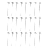 Metal Wine Glass Stake Rustproof Outdoor Drink Holder Ground Insert Stand for Garden Patio Picnic V1192-AZ-W-24140