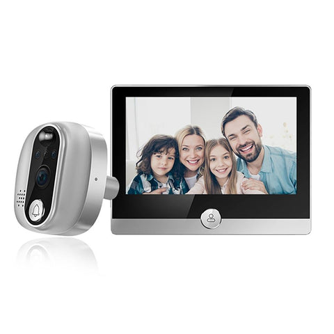1080P Wifi Smart Doorbell With Motion Detection - 4.3 Inch Visual Display PRL-5930CN