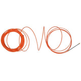 2 Pcs 4mm 15 Meter Orange Guide Device Nylon Electric Cable Push Pullers Duct Snake Rodder Fish Tape V1366-AZ2-W-15708