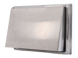 Exterior Wall Vent Cover with Flats 100mm Square SUS304 Stainless Steel Dryer Exhaust Vent Cover for V1294-YM0901-3114240091311