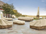 Patio Table & Chair Cover with Umbrella Hole Water-Resistant Outdoor Furniture Cover for V1107-CS-HWZYZ