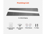 Metal Landscape Edging, 8 Packs 72 in Rust-Resistant Aluminum Alloy Landscape Edging, Bendable V952-LZJSPZ8PCS72VOIEEV0