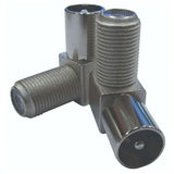 Matchmaster Right Angle Adaptor F Female to IEC Male 5 Pack 08MM-A14-5P V1202-V1-MAT08MM-A14-5P