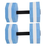2Pcs High Density EVA Foam Dumbbell Set Aquatic Exercise Dumbbells for Men Women Indoor Swimming V1294-YM0521-3111230070812