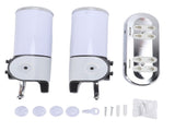 Wall Mount Soap Dispenser Double Cylinder 1000ml Manual Wall Mounted Bathroom Shower Pump Dispenser V1294-YM0901-3112250008511