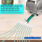 Aquarium Air Pump Oxygen Hydroponic 12 Outlet 4500L/H 65W V274-AQ-AP65