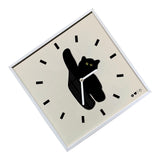 Wall Clock Innovative Nordic Style Cute Cat Pattern Silent Prevents Ticking Living Room Wall Clock V1294-YM0706-3115230057211