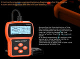 Scanner Scanner, Car Engine Fault Code Reader Battery Tester Professional CAN Diagnostic Scan Tool V1366-AZ2-W-19066