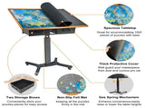 1500-Piece Jigsaw Puzzle Table with Storage Drawers, Adjustable Tilt and 360&deg Rotation V767-JJ-ZZ1689