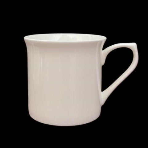 bulk 24 White Bone China 300ml Mug Flared Top V637-TAB32515