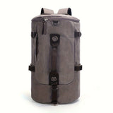 Retro Canvas Backpack Duffle Backpack Hybrid Vintage Travel Bag Canvas Laptop - Green - Size M V1106-DSZ-0012-001-GRN-M