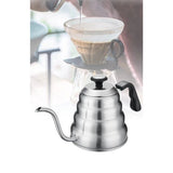 1.2L Pour Coffee Kettle, Small Gooseneck Kettle with Thermometer and Ergonomic handle, Pour V1192-AZ-W-6444