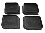 4PCS Bed Risers ABS L Shape Anti Slip Chair Leg Extra Lifts Furniture Riser Stand Blocks for Desk V1294-YM0901-3114230084911