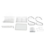 Dish Rack 2 Tier Bowl Dish Drainer Neat Organization Rust Prevention Kitchen Drying Rack Cutting V1294-YM0706-3118230219712