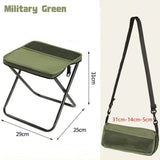 Portable Folding Backpack Stool Green V728-OBA1005009571048191