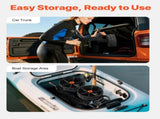 Kayak Cart, 136.1 kg Load Capacity, Foldable Kayak Trolley with 25.4 cm Solid Rubber Tires & 1 V952-SPSPHTTC10IN15RM2001V0