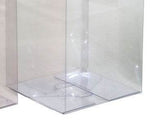 100 Pack of 10cm Square Cube PVC - Product Showcase Clear Plastic Shop Display Storage Packaging V382-100PVC10X10X10