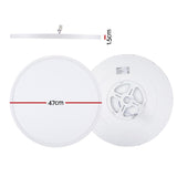 Leier Ceiling Light LED Round 46W Ultra-THIN 5CM Oyster Lamp Modern Cool/Warm CPL-C36W-R-BK