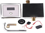 Wall Mount Lavatory Automatic Sensing Urinal Flush Valve Bath Toilet Faucet Taps V1294-YM0722-JY04267