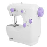 Household Mini Multifunction 2 Speed 2 Thread Electric Sewing Machine Equipment 100240VWhite and V1294-YM0901-3117200109214